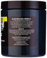 Dax Black Bees - Wax Fortified With Royal Jelly And Pure Beeswax 397g - Honesty Sales U.K