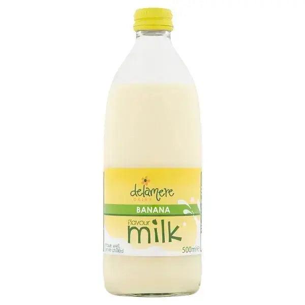 Delamere Dairy Banana Flavour Milk 500ml (Case of 12) - Honesty Sales U.K