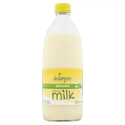 Delamere Dairy Banana Flavour Milk 500ml (Case of 12) - Honesty Sales U.K