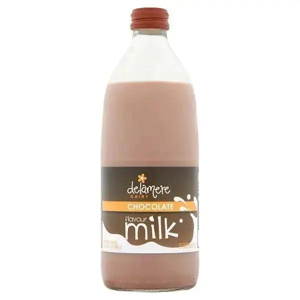 Delamere Dairy Chocolate Flavour Milk 500ml (Case of 12) - Honesty Sales U.K