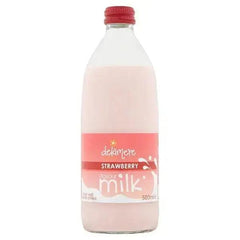 Delamere Dairy Strawberry Flavour Milk 500ml (Case of 12) - Honesty Sales U.K