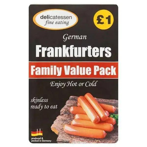 Delicatessen Fine Eating Frankfurters 10 x 30g (300g) - Honesty Sales U.K