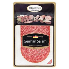 Delicatessen Fine Eating German Salami 10 Slices 90g - Honesty Sales U.K