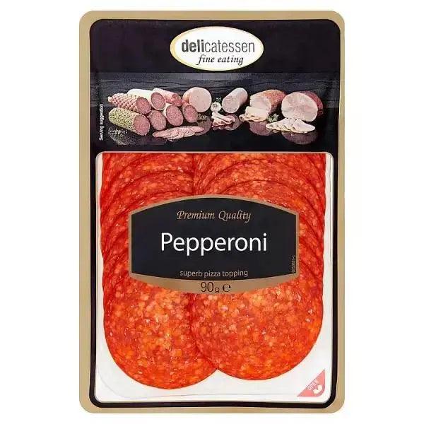 Delicatessen Fine Eating Pepperoni 20 Slices 90g - Honesty Sales U.K