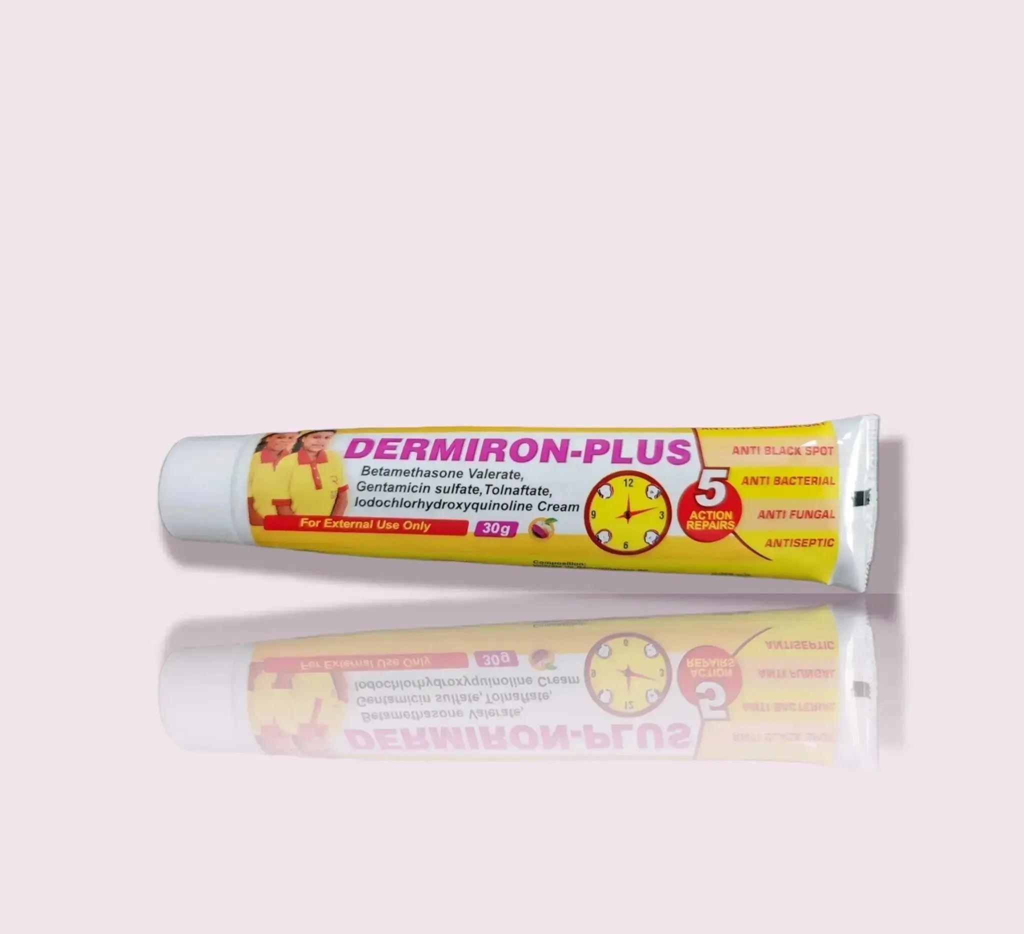 Dermiron-Plus Anti-Inflammatory, Anti-Black spot, Anti-Bacterial, Anti-Fungal, Antiseptic Cream - Honesty Sales U.K