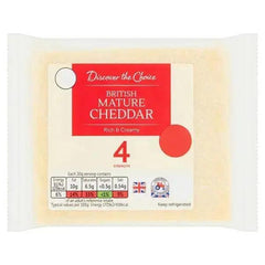 Discover the Choice British Mature Cheddar 200g (Case of 8) - Honesty Sales U.K
