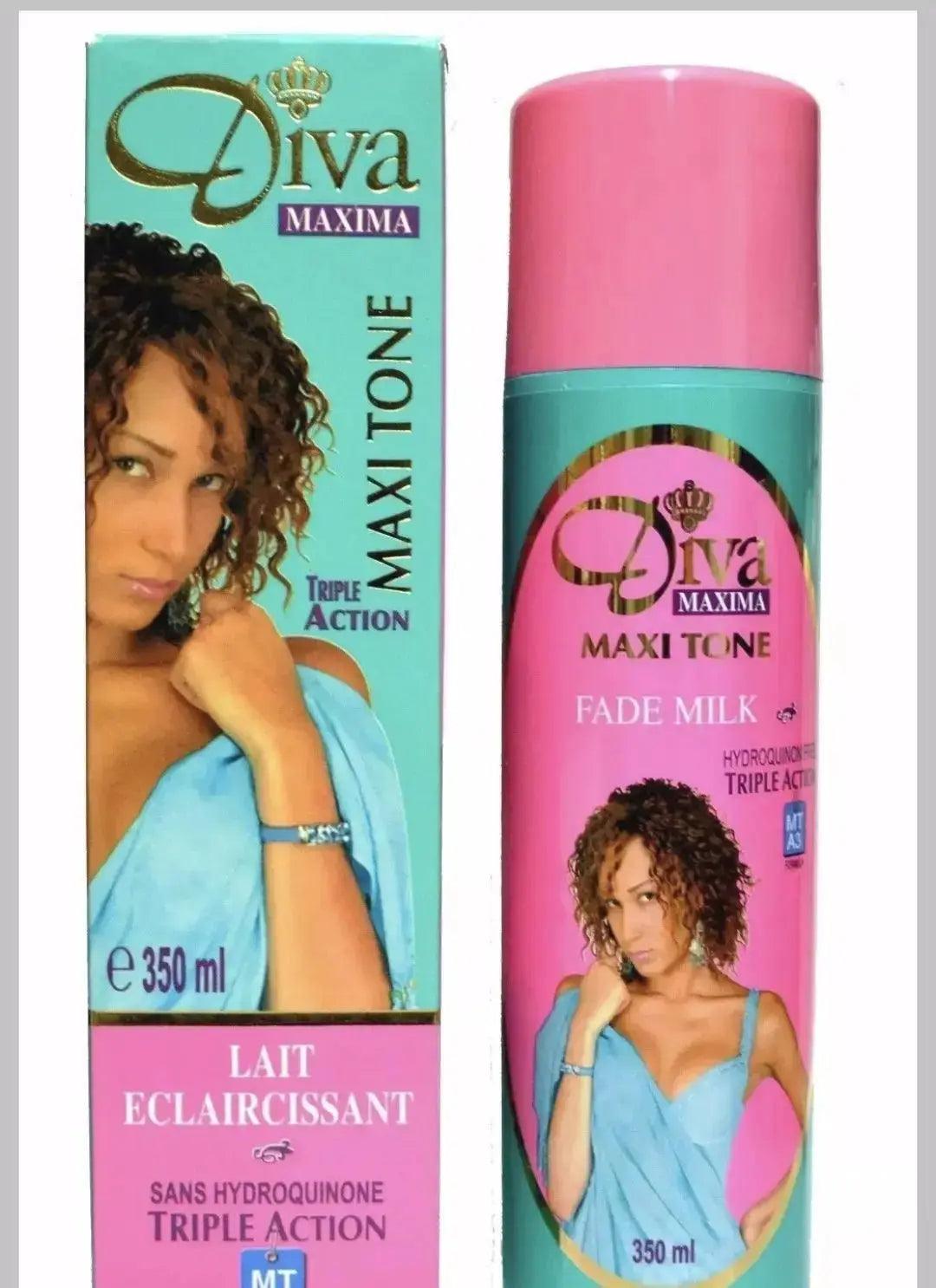 Diva Maxima Triple Action Fade Milk 350ml Lotion - Honesty Sales U.K