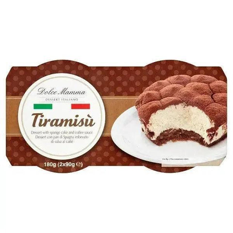 Dolce Mamma Tiramisu 2 x 90g (180g) - Honesty Sales U.K