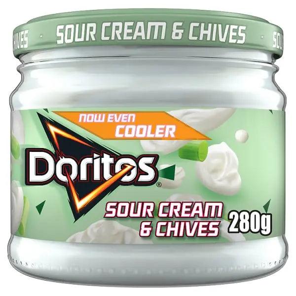 Doritos Cool Sour Cream & Chives Sharing Dip 280g (Case of 6) - Honesty Sales U.K