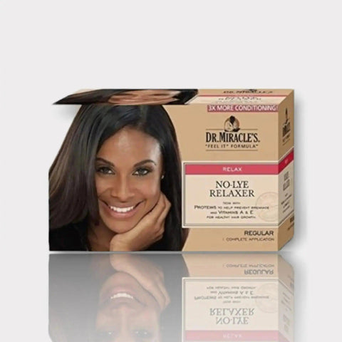 Dr. Miracle's "Feel It" Formula No-Lye Relaxer, Kit Regular - Honesty Sales U.K