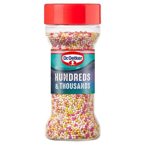 Dr. Oetker Hundreds & Thousands 65g (Case of 6) - Honesty Sales U.K