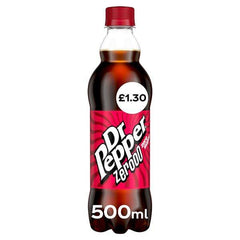 Dr Pepper Zero 500ml (Case of 12) - Honesty Sales U.K