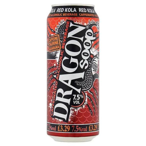 Dragon Soop Caffeinated Alcoholic Beverage - 500ml (Case of 8) - Honesty Sales U.K