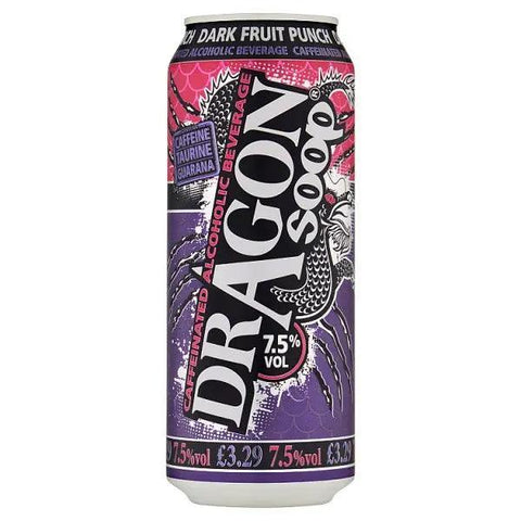 Dragon Soop Caffeinated Alcoholic Beverage - 500ml (Case of 8) - Honesty Sales U.K