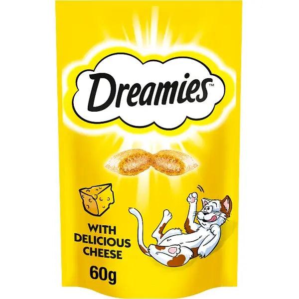 Dreamies Cat Treat Biscuits with Cheese 60g (Case of 8) Dreamies