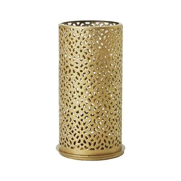 Duni Bliss Gold Candleholder Metal 140x75mm - Honesty Sales U.K