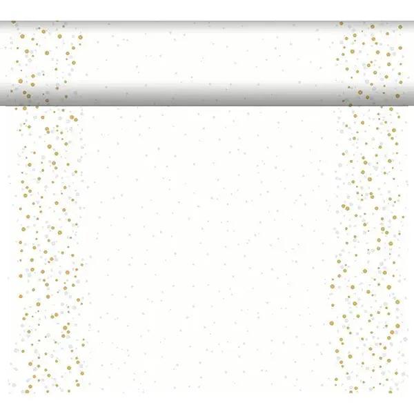 Duni Golden Stardust White Dunicel Tete a Tete 0.4x24 - Honesty Sales U.K