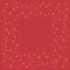 Duni Star Shine Red Slipcover Dunisilk 84x84cm - Honesty Sales U.K