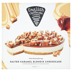English Cheesecake Company Salted Caramel Blondie Cheesecake 1.890kg - Honesty Sales U.K