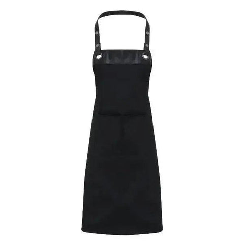 Espresso Bib Apron Black-Black, Black-Brown, Khaki-Brown, Navy-Brown - Honesty Sales U.K