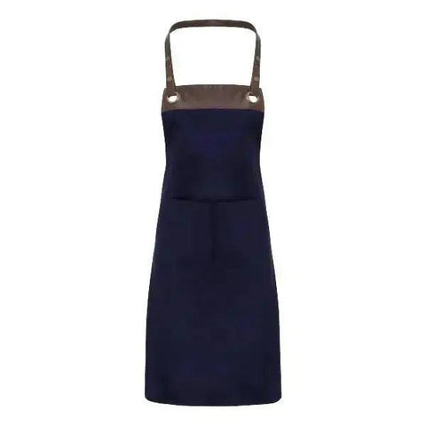 Espresso Bib Apron Black-Black, Black-Brown, Khaki-Brown, Navy-Brown - Honesty Sales U.K