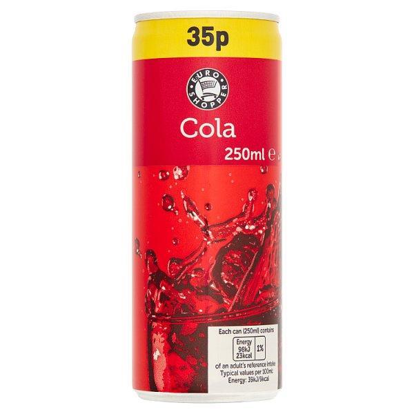 Euro Shopper Cola 250ml (Case of 24) - Honesty Sales U.K