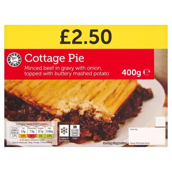 Euro Shopper Cottage Pie 400g (Case of 8) - Honesty Sales U.K