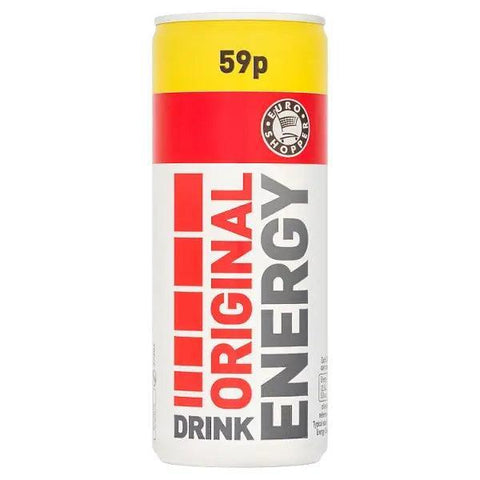 Euro Shopper Original Energy Drink 250ml (Case of 24) - Honesty Sales U.K