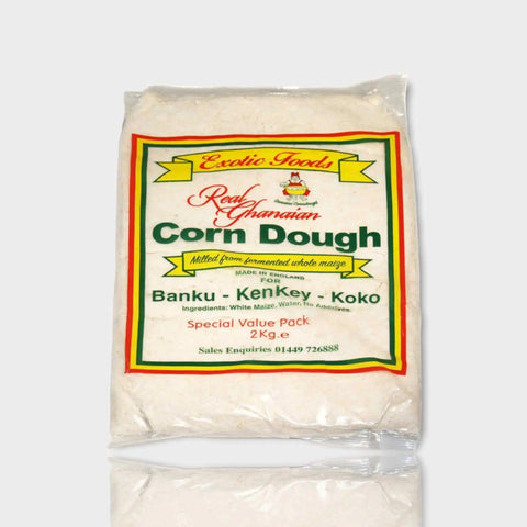 Exotic Corn Dough 2KG Made From 100% Fermented Whole Maize - Honesty Sales U.K