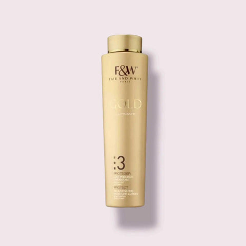 Fair & White 3 Gold Rejuvenating Moisture Lotion 500 ml - 17.6 fl.oz - Honesty Sales U.K