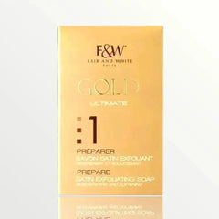 Fair & White Gold Prepare Satin Exfoliating Soap - 200g - Honesty Sales U.K