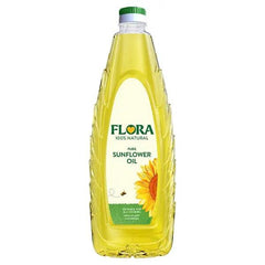 Flora Pure Sunflower Oil 1 Litre (Case of 8) - Honesty Sales U.K