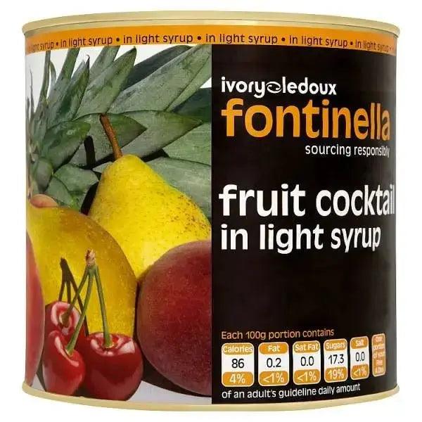 Fontinella Fruit Cocktail in Light Syrup 2.60kg FRCKC3 - Honesty Sales U.K