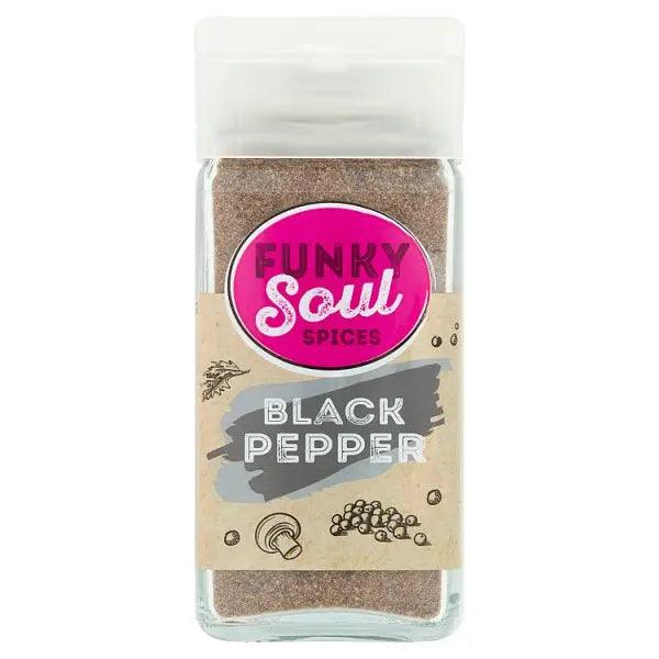 FUNKY Soul SPICES Black Pepper 41g (Case of 6) - Honesty Sales U.K