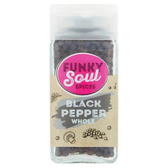 FUNKY Soul SPICES Black Pepper Whole 41g (Case of 6) - Honesty Sales U.K