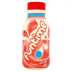 Funtime Strawberry Flavour Milk 480ml (Case of 10) - Honesty Sales U.K