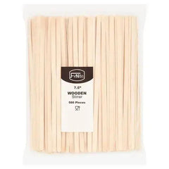 FyNite 5000 7.5" Wooden Stirrer: Premium Quality Wooden Stirrers for Effortless Mixing and Stirring - Honesty Sales U.K