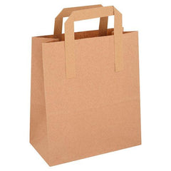 FyNite Medium Block Bottom Take-Away Food Bags-100pcs - Honesty Sales U.K