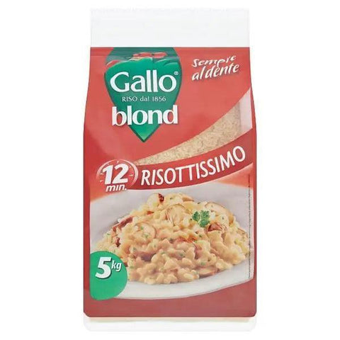 Gallo Blond Risotto Rice 5kg - Honesty Sales U.K