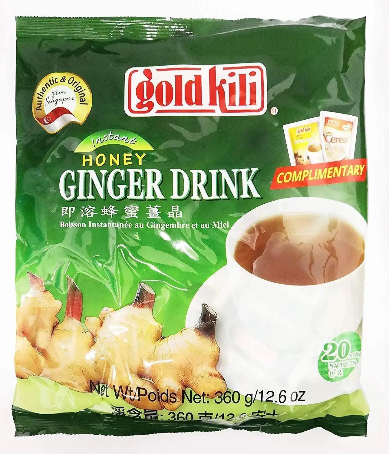 Ginger Drink by Gold Kili, 20 Sachet Total (Pack of 20 Sachets) - Honesty Sales U.K
