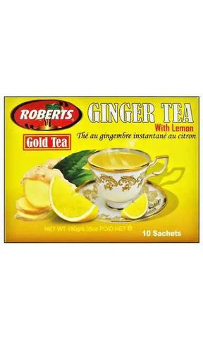 Gold Tea Ginger With Lemon, 180g - Honesty Sales U.K