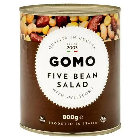 Gomo Five Bean Salad with Sweetcorn 800g - Honesty Sales U.K