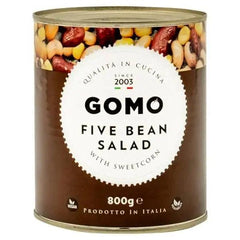 Gomo Five Bean Salad with Sweetcorn 800g - Honesty Sales U.K