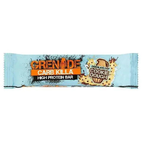 Grenade Carb Killa High Protein Bar Chocolate Chip Cookie Dough 60g (Case of 12) - Honesty Sales U.K