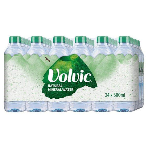 Volvic Natural Mineral Water 500ml (Case of 24)