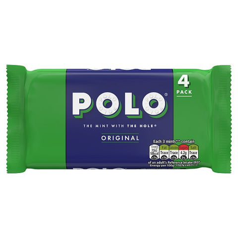 Polo Original Mint Tube Multipack 4 Pack 34g (Case of 36)