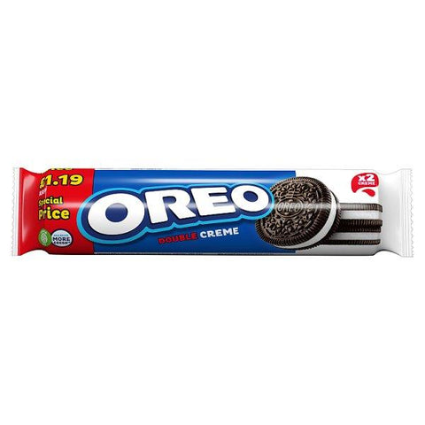 Oreo Double Creme Sandwich Biscuits 157g (Case of 16)