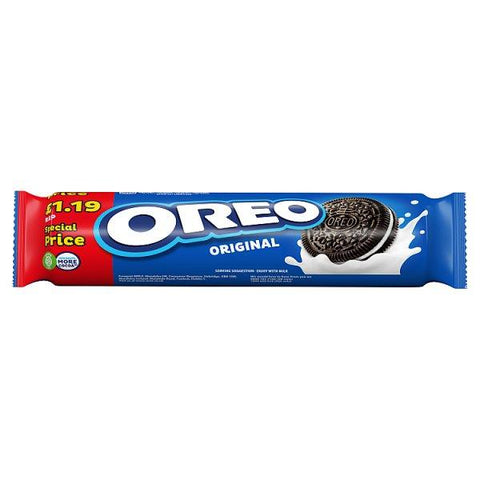 Oreo Original Vanilla Sandwich Biscuits 154g (Case of 16)