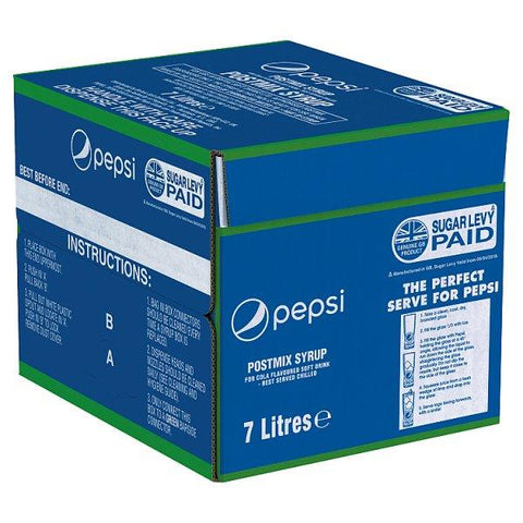 Pepsi Cola Postmix Syrup Bag-in-Box 7L