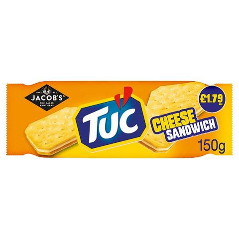 Jacob's TUC Cheese Sandwich 150g (Case of 12)